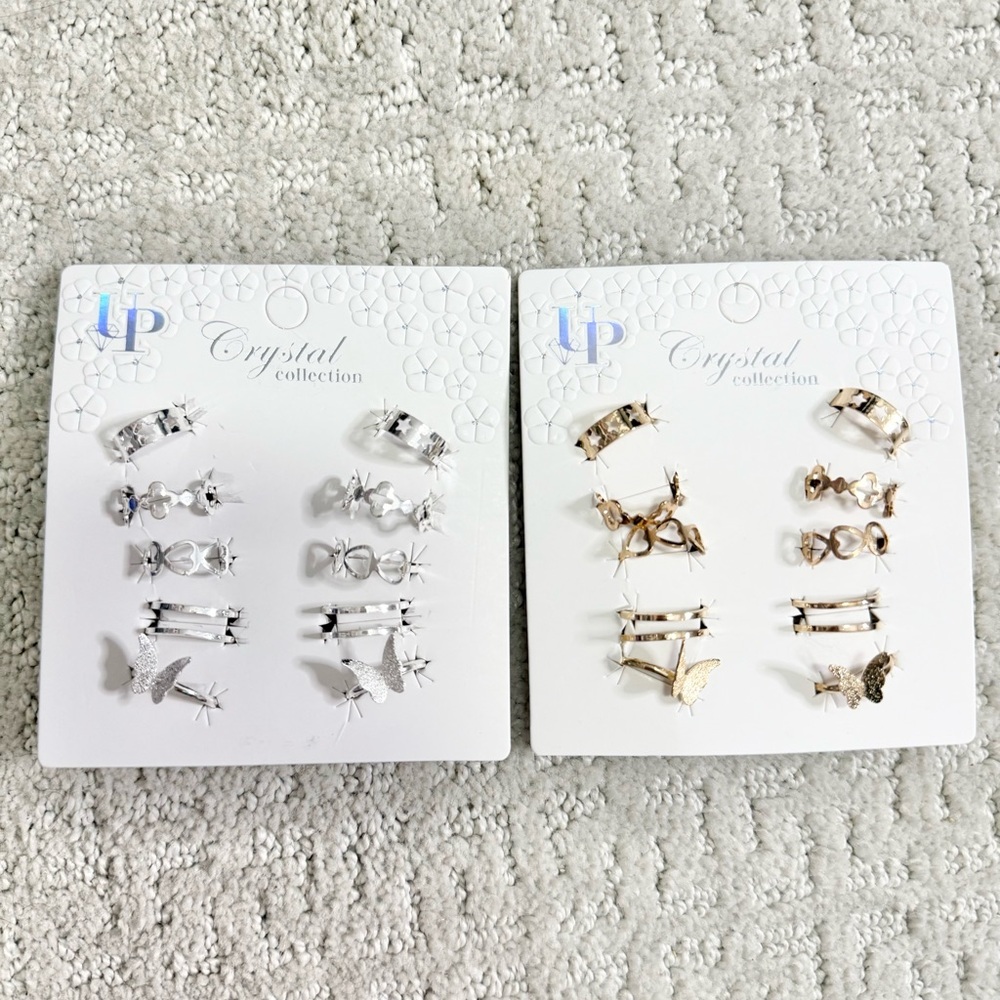 BuyNow - Crystal Collection 10 Adjustable Rings